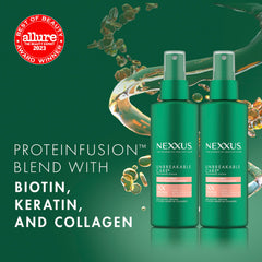 Nexxus cabello con volumen visible y cuerpo natural