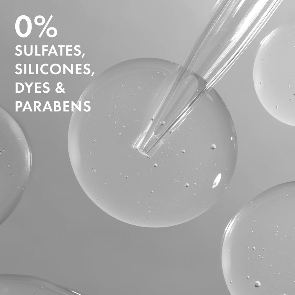 Nexxus Clean and Pure detox shampoo demonstrates silicone-free cleansing for refreshed, purified hair.