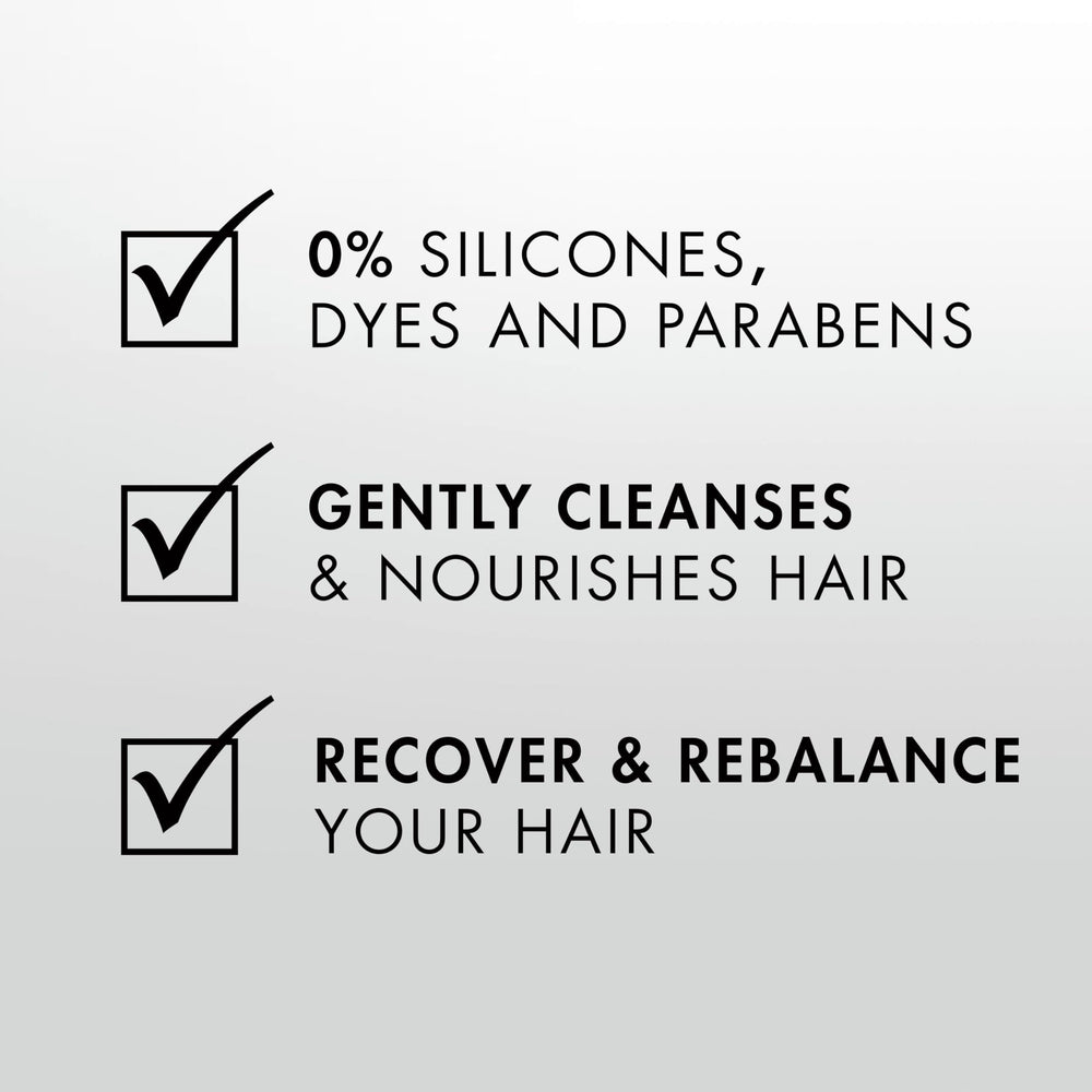 Nexxus Clean & Pure label: silicone, dye, parabens-free formula.
