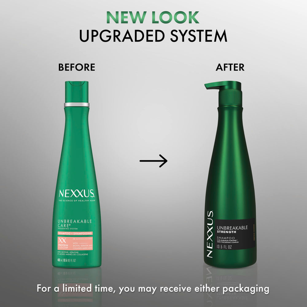 Nexxus Cuidado Inquebrantable champú espumoso, limpieza suave y efectiva