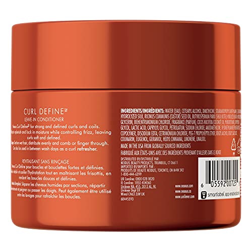 Textura cremosa de Nexxus Curl Define lista para rizos definidos