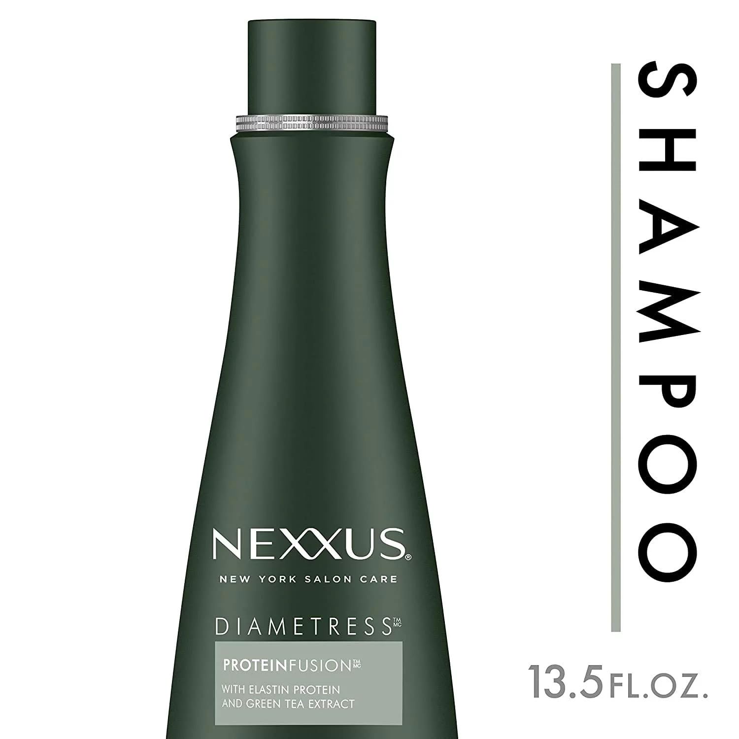 Shelf display of Nexxus DIAMETRESS 2-pack supports easy shopping and value.
