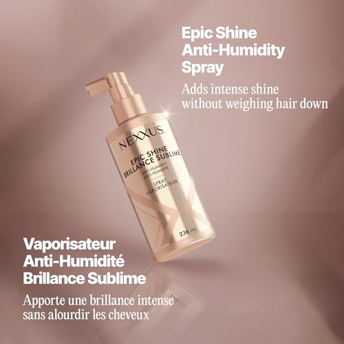 Nexxus Epic Shine Spray protege cabellos con calor hasta 450 grados