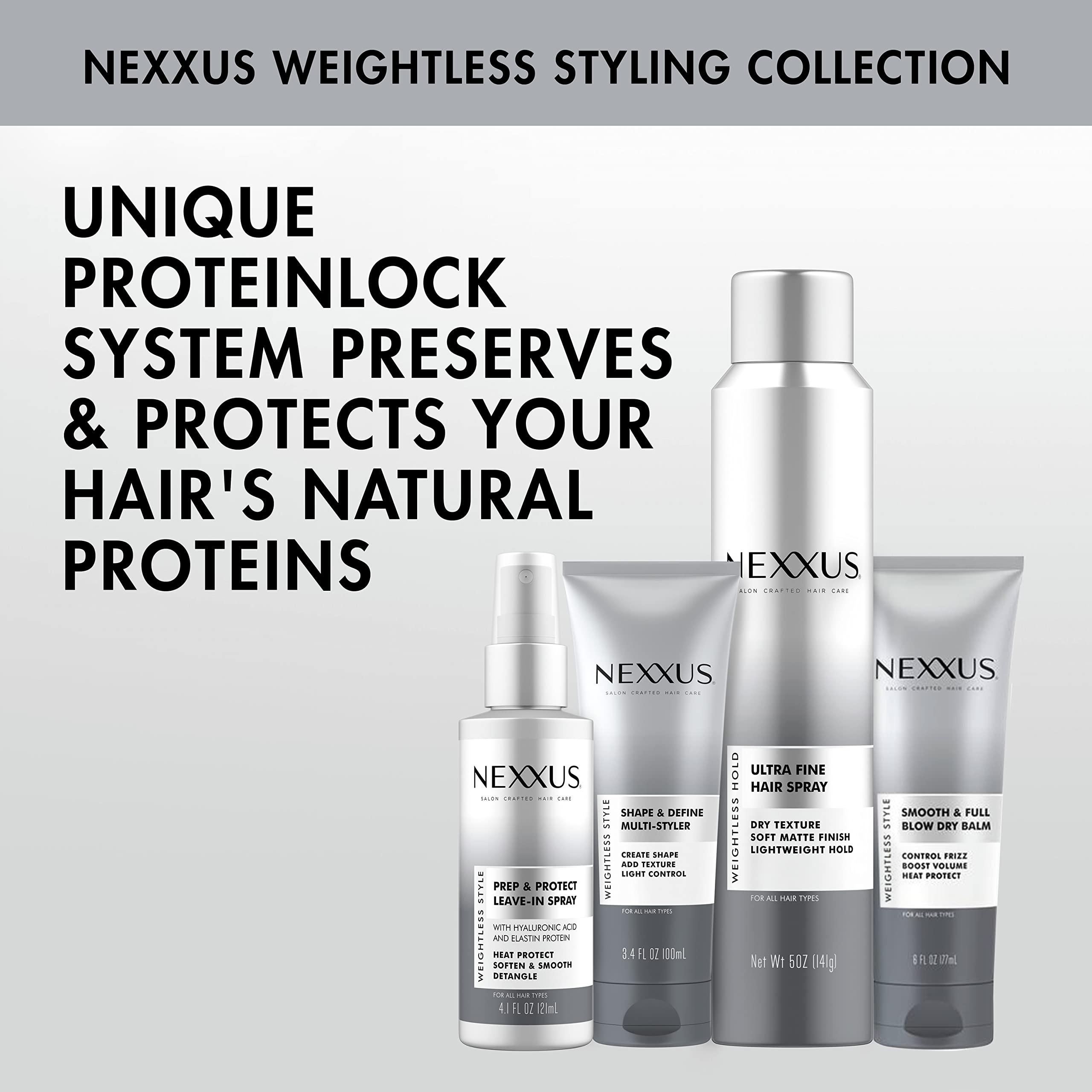 Nexxus Shape and Define, flyaways suavizados controla cabellos sueltos con delicadeza