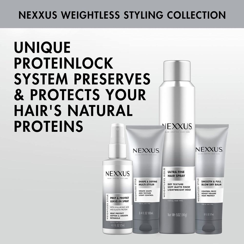 Nexxus Shape and Define, flyaways suavizados controla cabellos sueltos con delicadeza