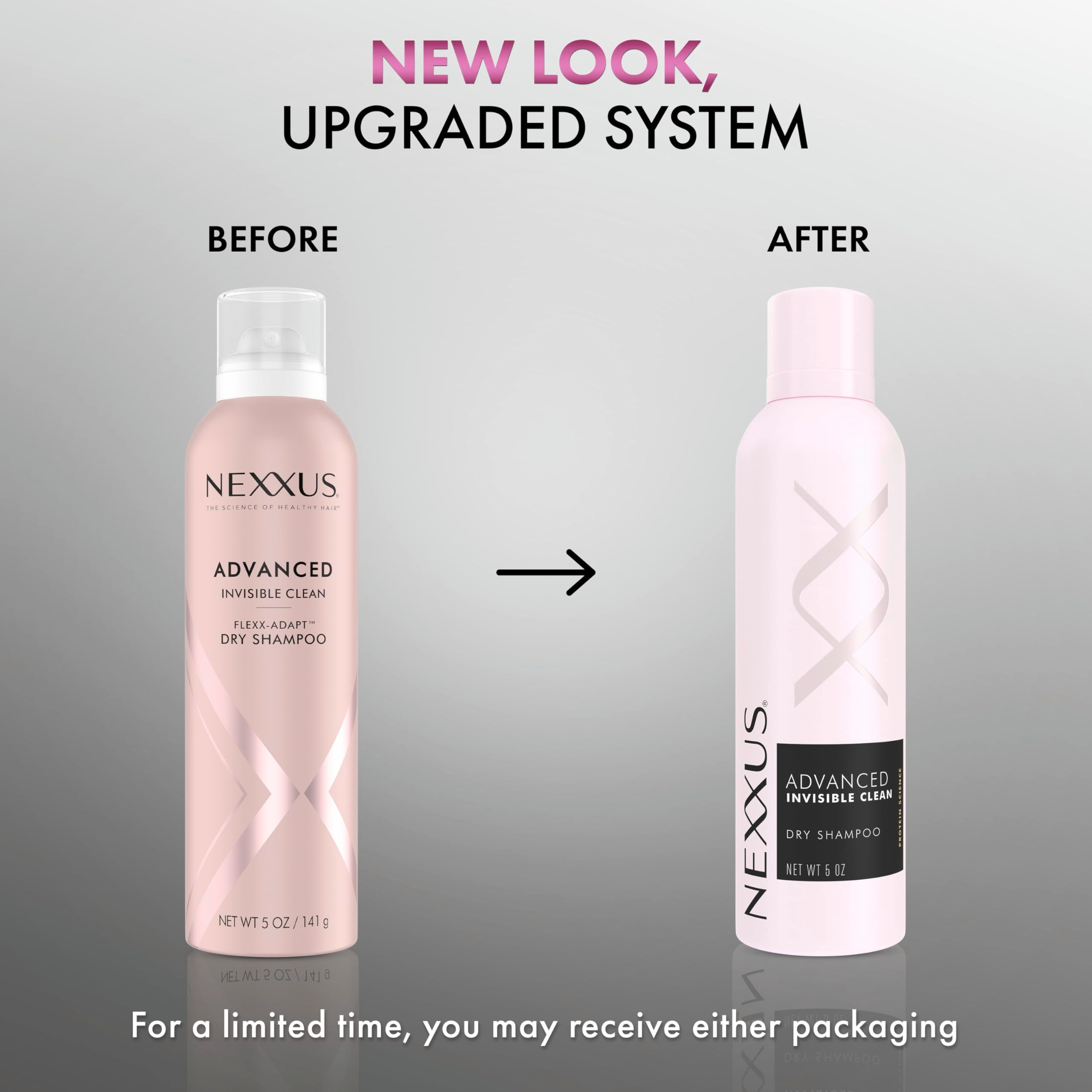 Nexxus fórmula translúcida limpia sin residuos visibles en el cabello