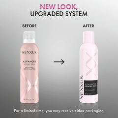 Nexxus fórmula translúcida limpia sin residuos visibles en el cabello