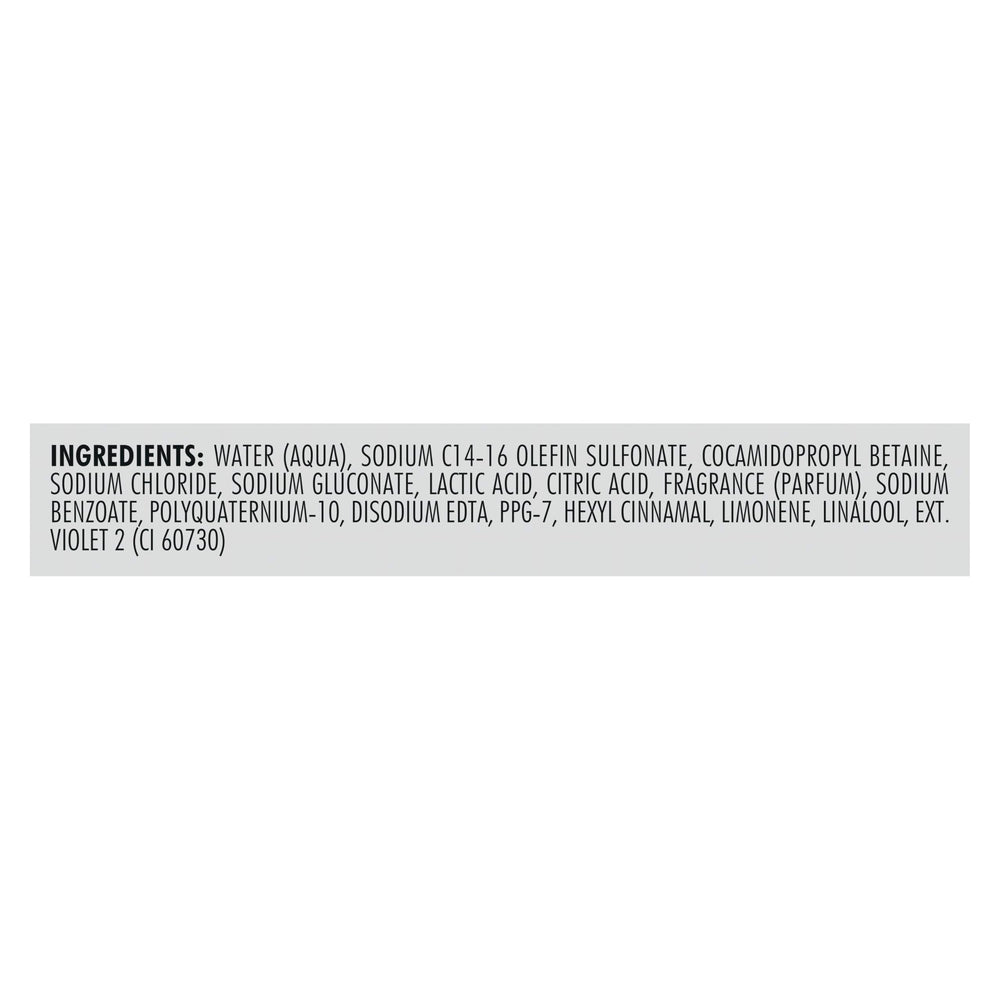 Nexxus after-use hair appears smooth and healthy following the Clean and Pure shampoo.