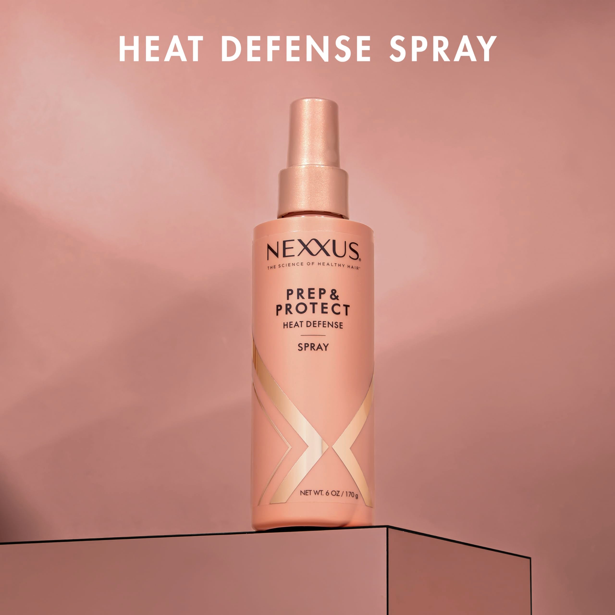 Nexxus Heat Defense Spray, desenreda mientras prepara el cabello para el peinado