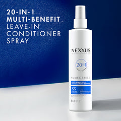 Nexxus Humectress 20-in-1 formula taming frizz and boosting shine