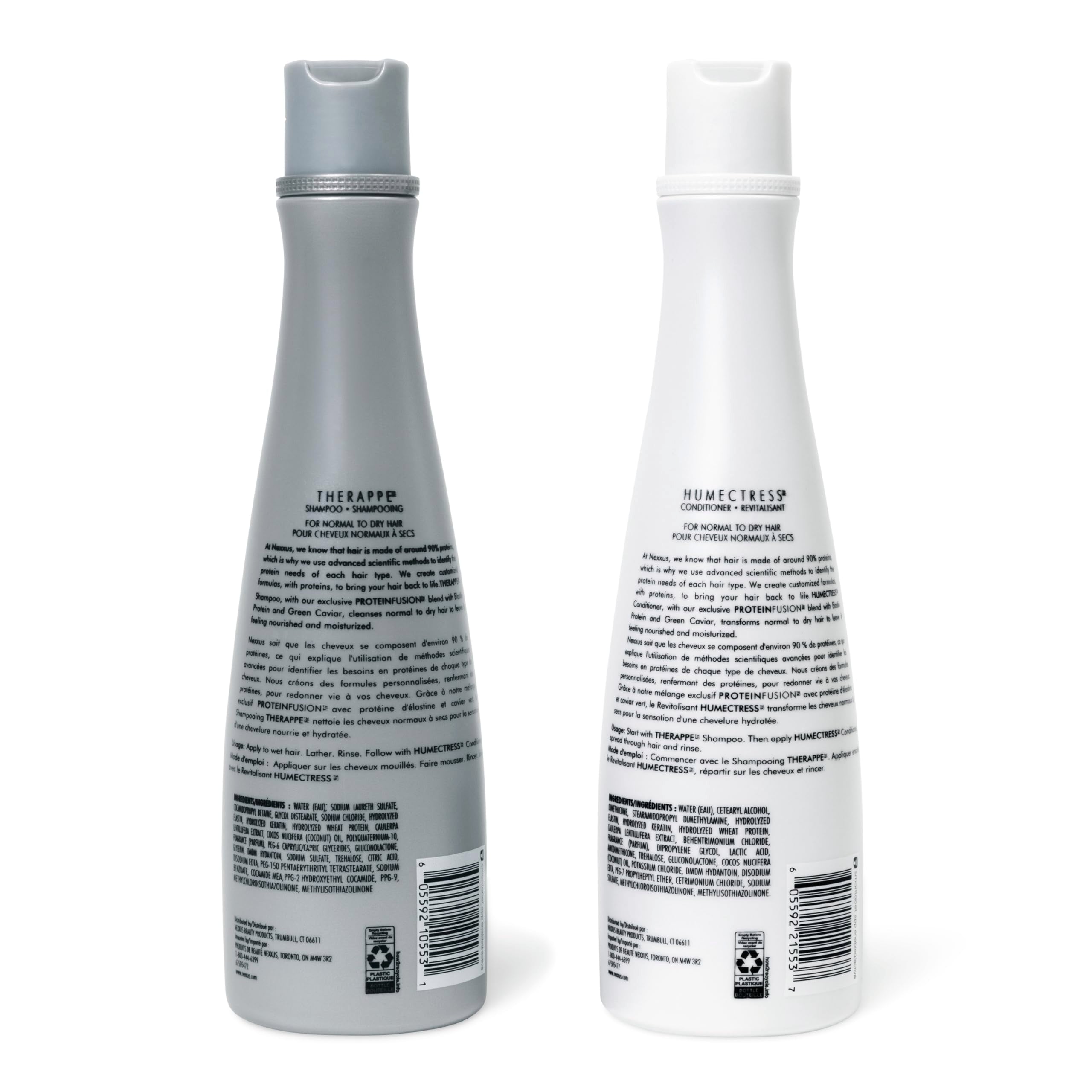 Nexxus Humectress conditioner tube highlighting deep nourishment for smooth hair