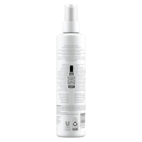 Nexxus Humectress spray applied to damp hair for even distribution