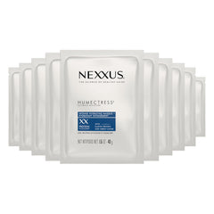 Nexxus Humectress masque-apply illustrates hydration for dry hair.