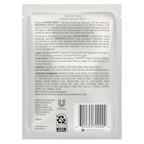 Nexxus Humectress masque-jar-closeup reveals a rich, creamy texture.