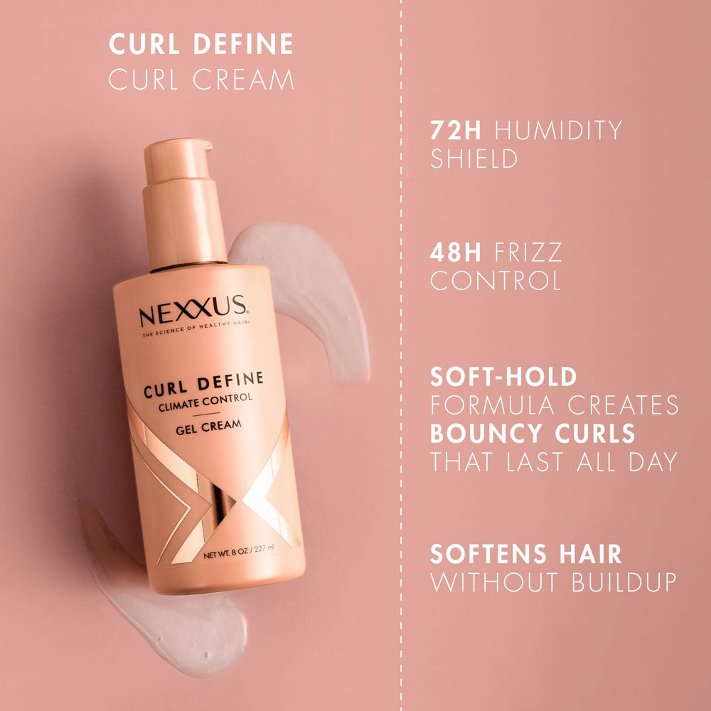 Nexxus bote con protección de humedad 72 h para rizos.
