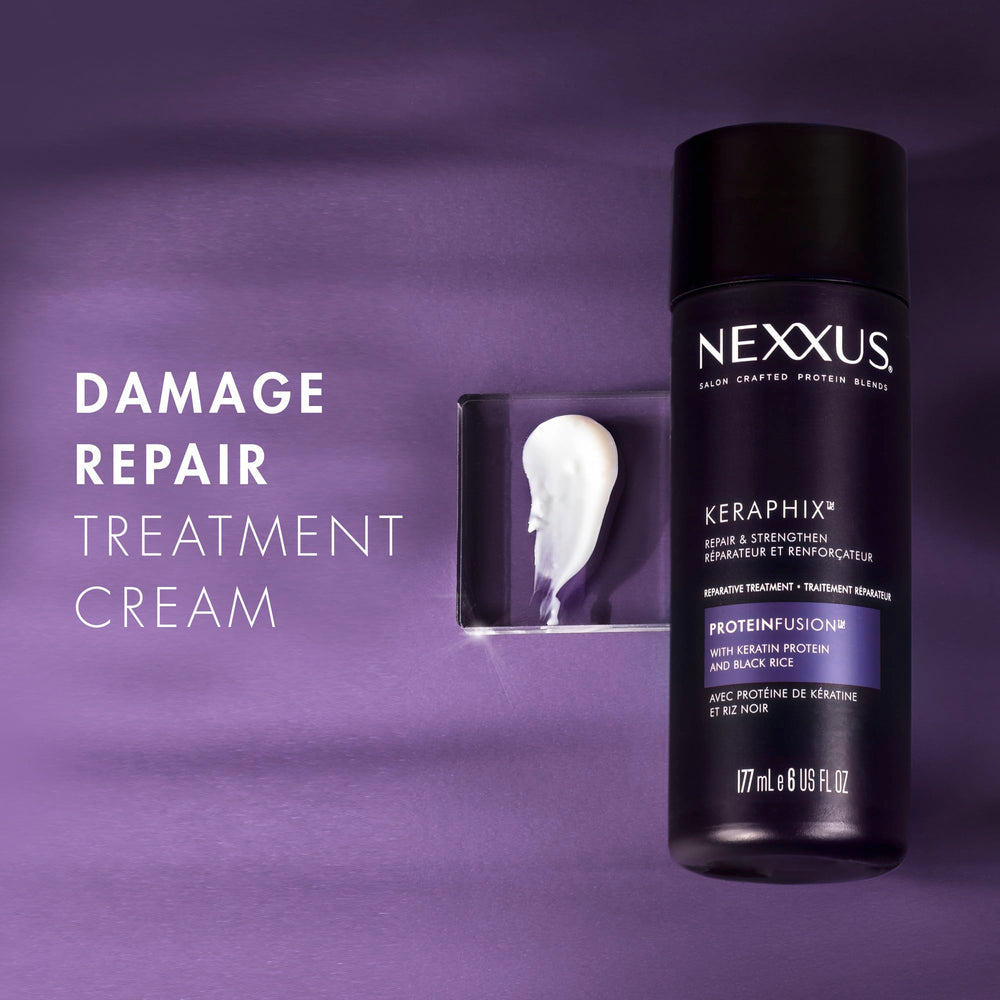 Cabello más suave tras usar Nexxus Keraphix, aspecto revitalizado