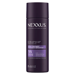 Nexxus Keraphix crema reparadora pre-lavado lista para aplicar suavemente el cabello