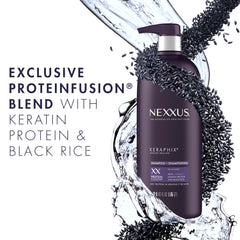 Close-up of Keratin Protein and Black Rice ingredients in Keraphix