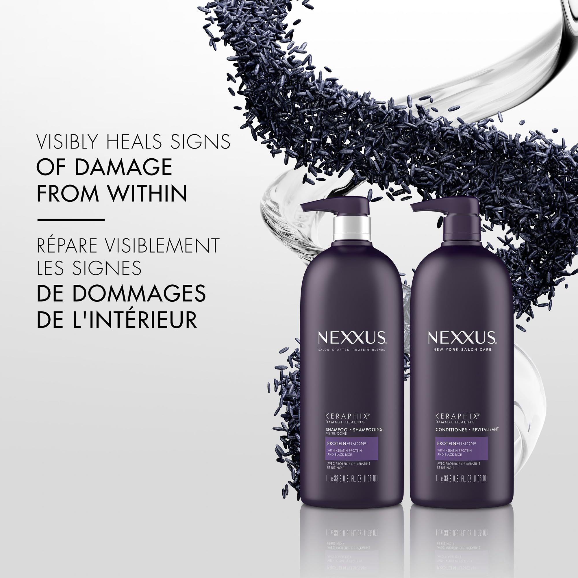 Shampoo on bathroom shelf signals daily use to support smooth styling.