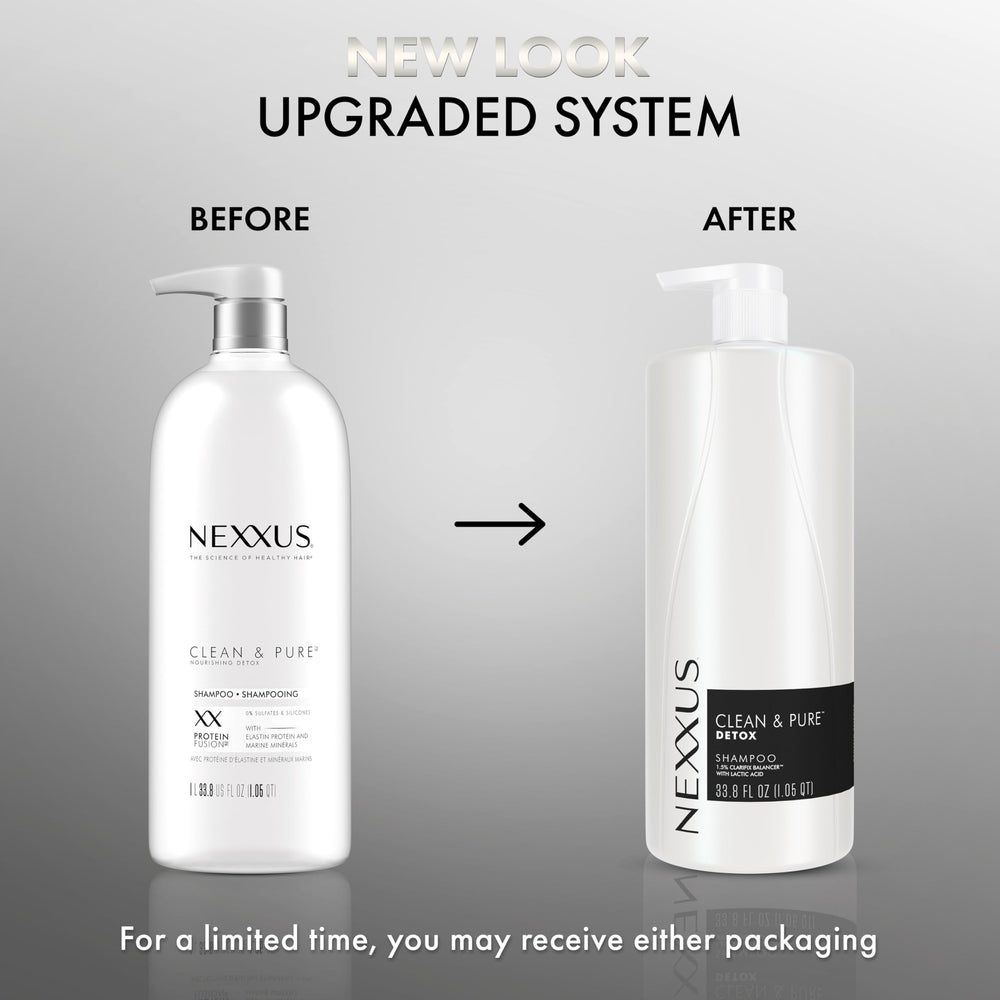 Nexxus marine minerals in the formula supporting nourishment for all hair types.
