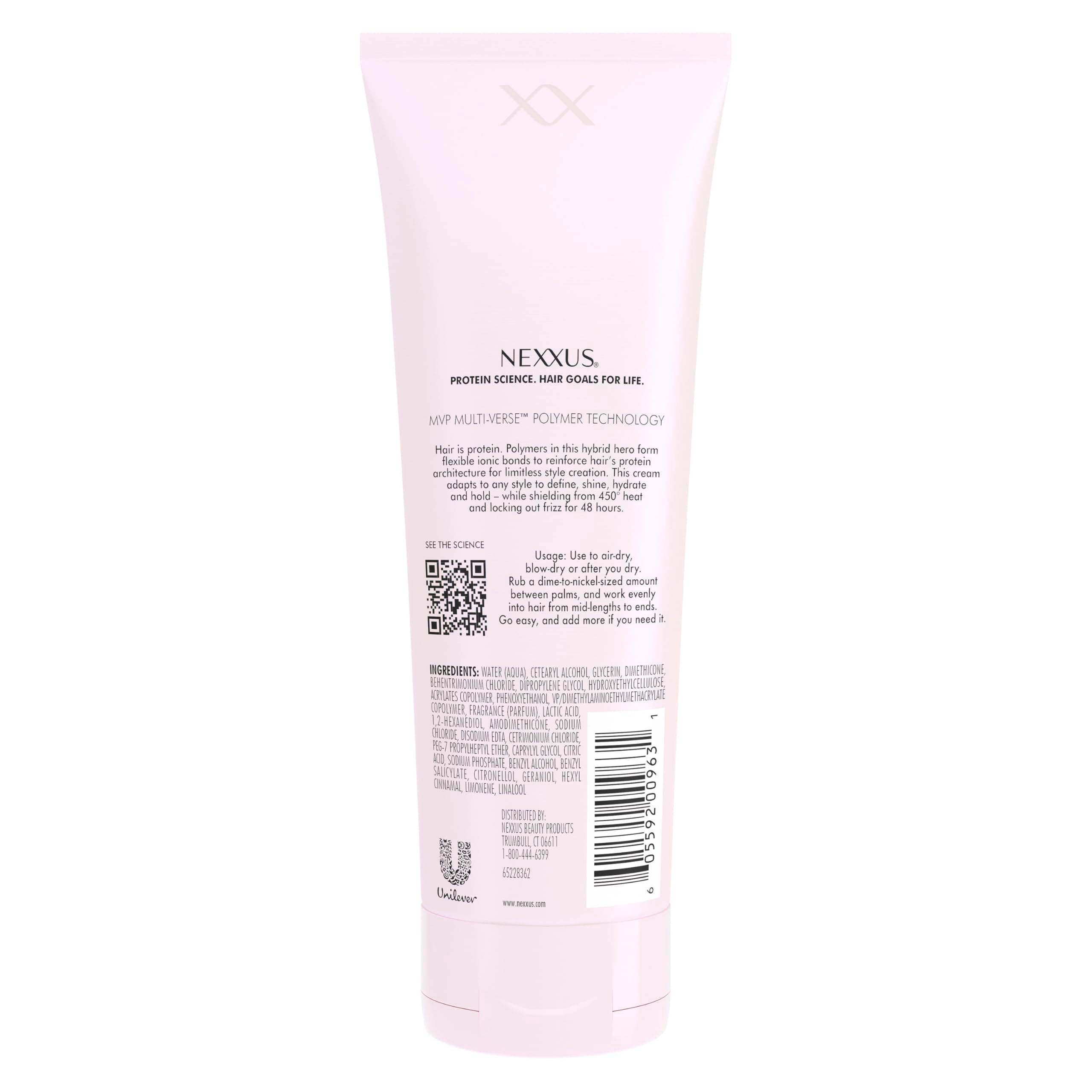Nexxus MVP Styler aplicada al aire para peinado suave