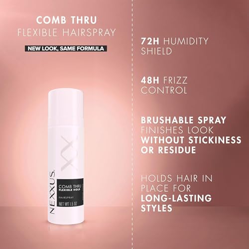 Nexxus set viaje Comb Thru y mousse: ideal para peinar en movimiento.