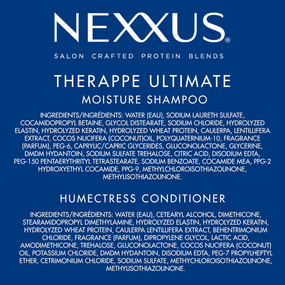 Nexxus silky hair finish look showcasing smooth, manageable strands