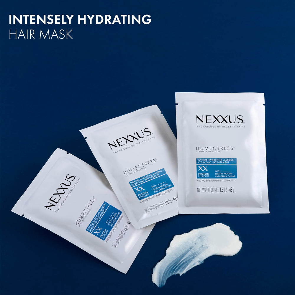 Nexxus Therapy Shampoo bottle-on-sink prepares clean foundations for treatment.
