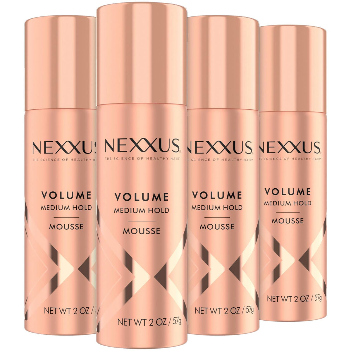 Nexxus Travel Mousse envase compacto para viaje, fácil de llevar