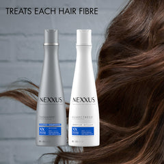 Nexxus Ultimate Moisture system packaging representing the full care routine