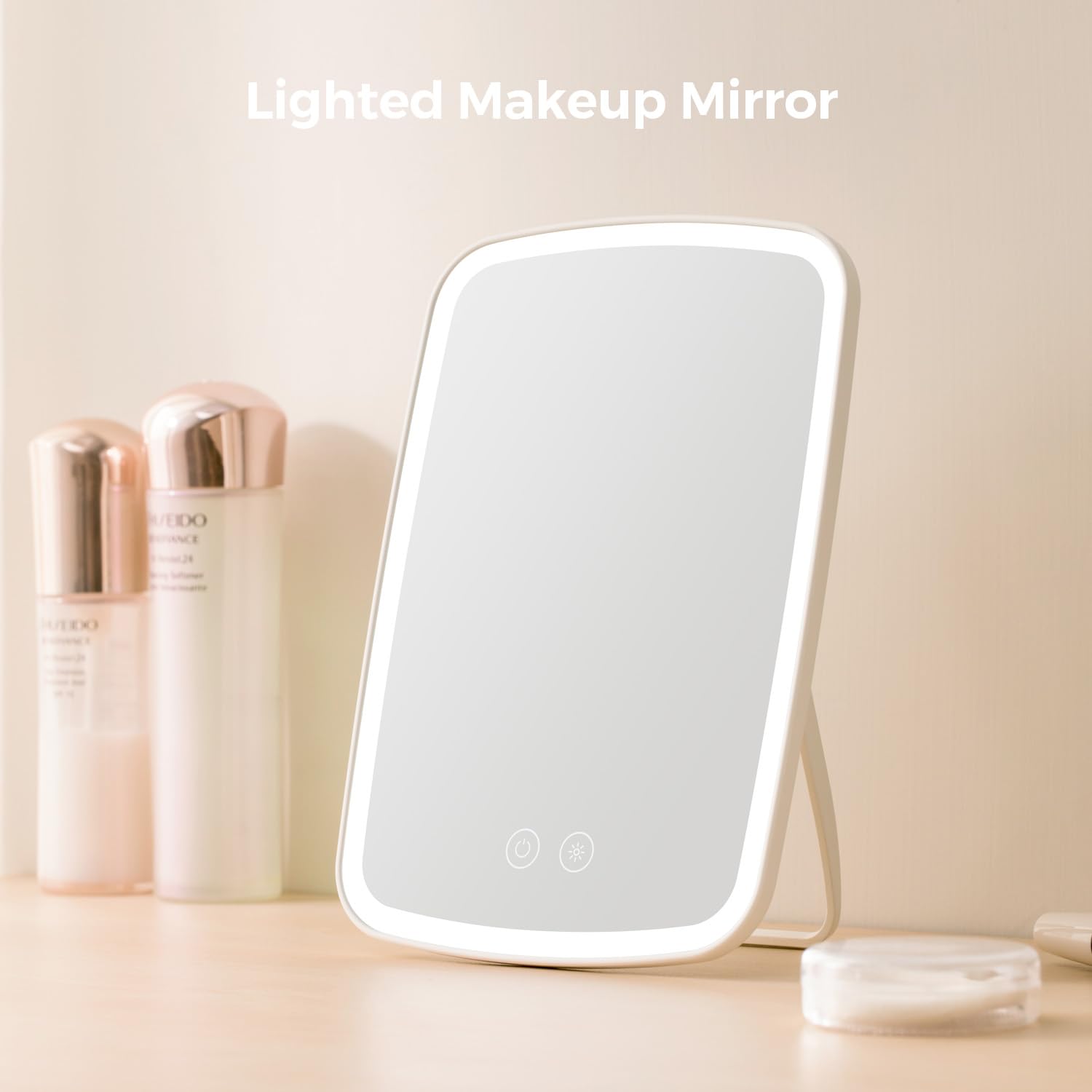 NEZZOE mirror offers white, warm, and yellow lighting options