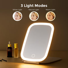 NEZZOE three lighting modes for natural, cool, and warm tones.