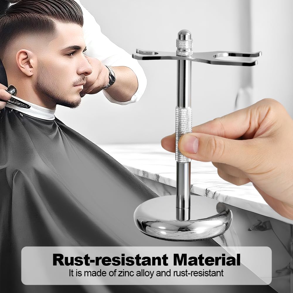 Nfijnlt anti-slip weighted base prevents slips during grooming routine.