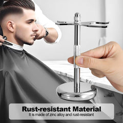 Nfijnlt anti-slip weighted base prevents slips during grooming routine.