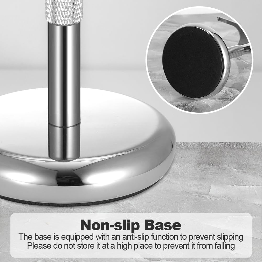 Nfijnlt easy-setup razor stand installs in seconds for clutter-free countertops.