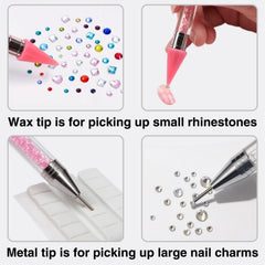 NFRBTD nail art tools with double-ended design for versatile use