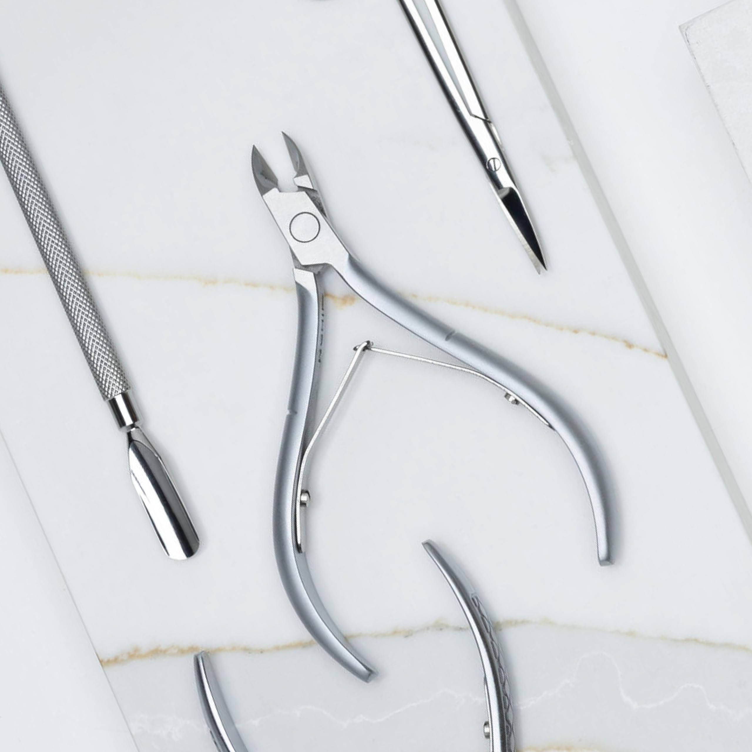 Nghia cuticle nipper D-03 Jaw 14 grey plated finish looks professional