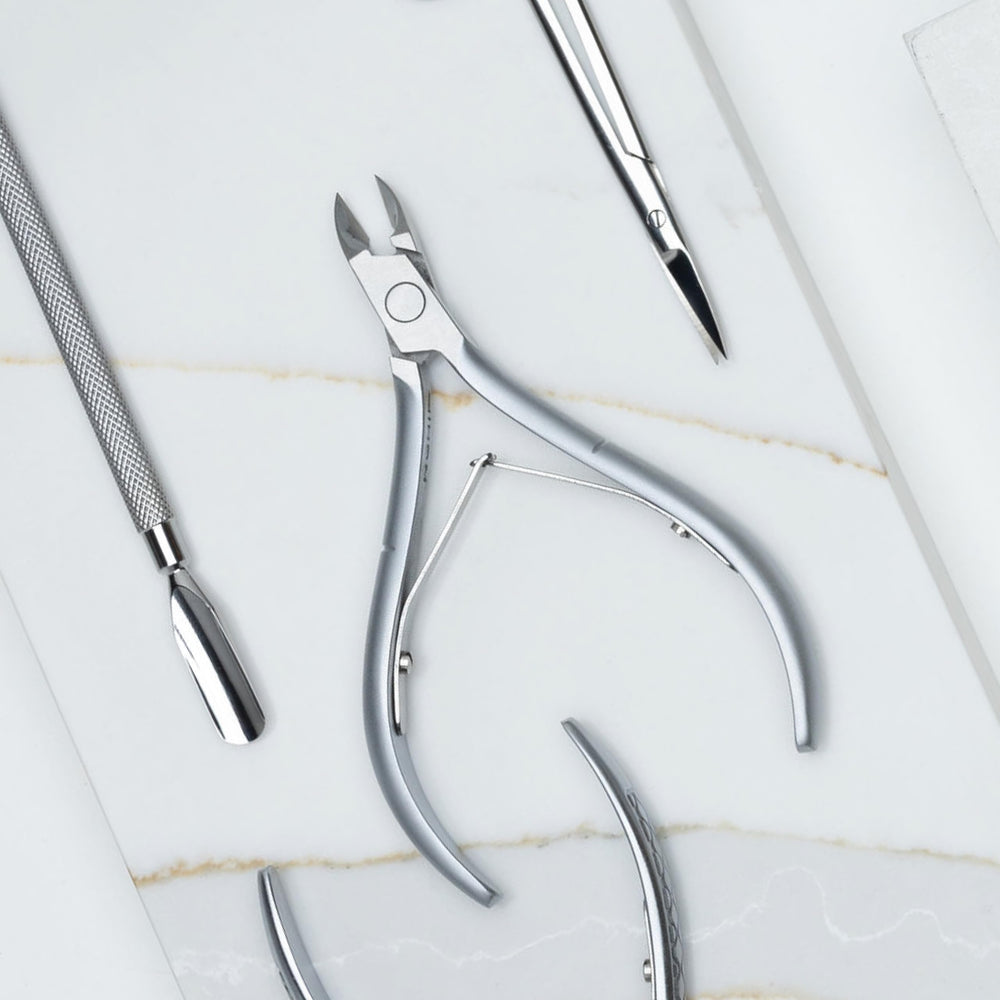 Nghia cuticle nipper D-03 Jaw 14 grey plated finish looks professional
