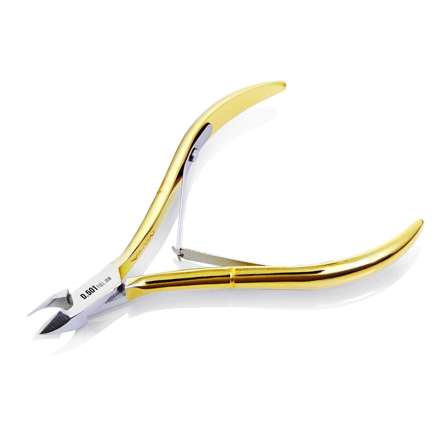 Nghia hard steel cuticle nipper C-118 in main view for precise grooming.