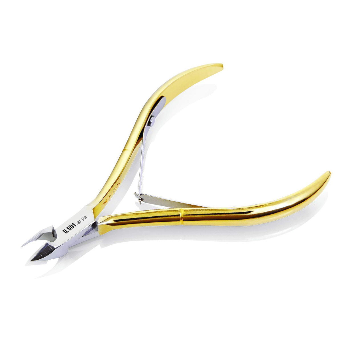 Nghia hard steel cuticle nipper C-118 in main view for precise grooming.