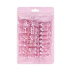 NHIXK jelly glue stickers 48pcs for reusable nail applications in everyday wear.