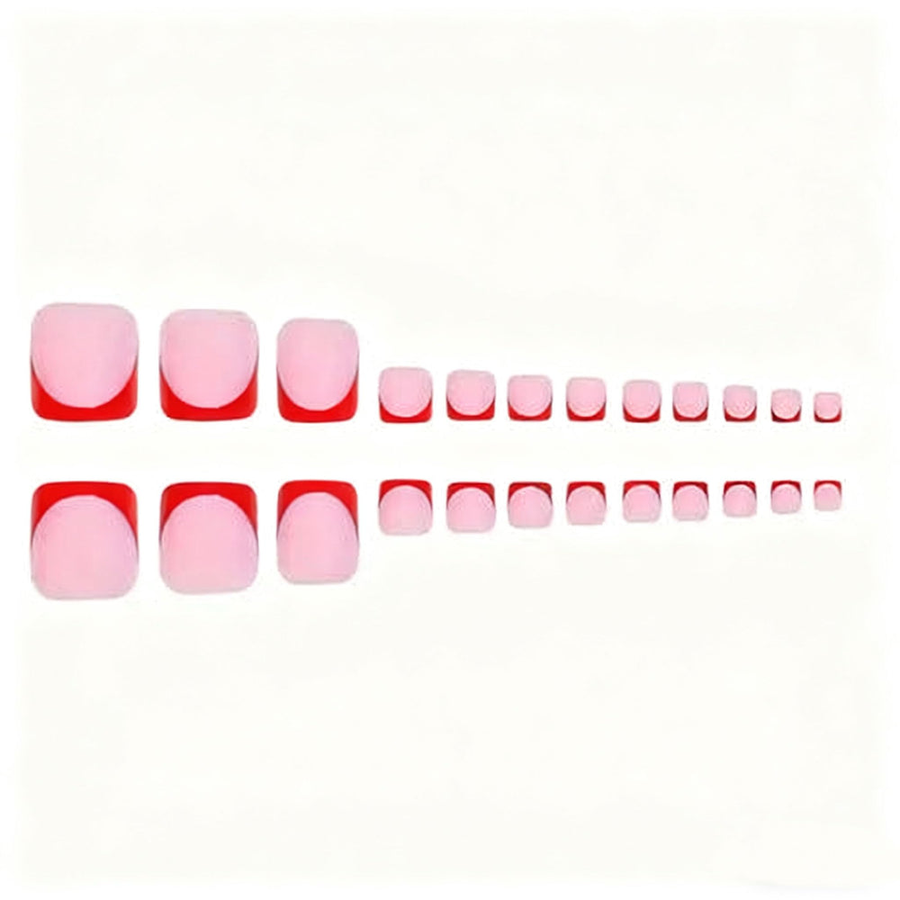 NHIXK press-on toenails set for coordinated hand and foot looks