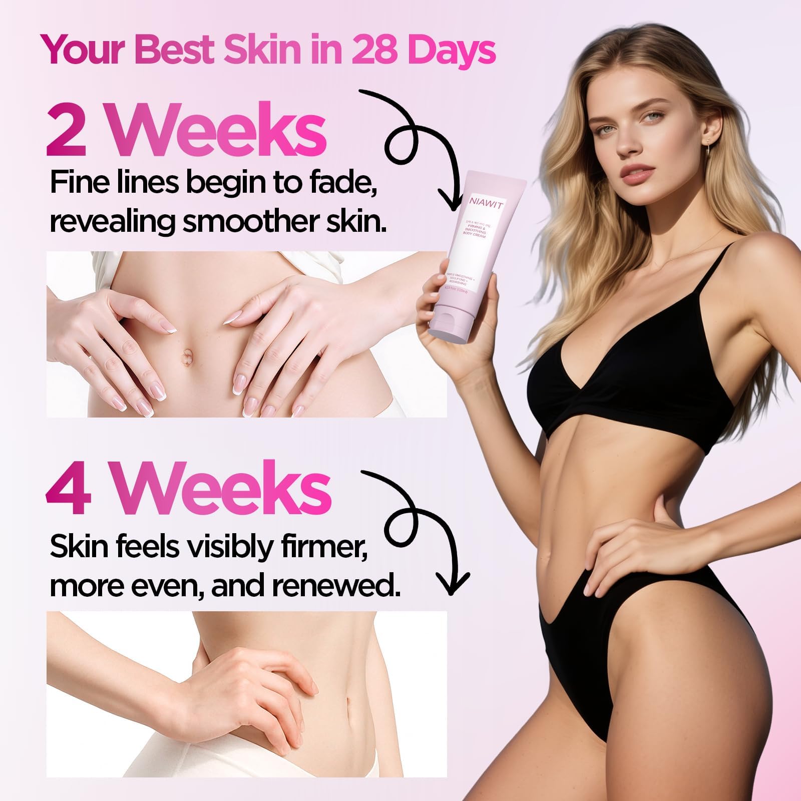 NIAWIT Post-workout body-care scene hints refreshed, hydrated feeling.