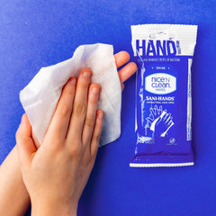 Nice 'N Clean resealable packaging keeps wipes moist between uses