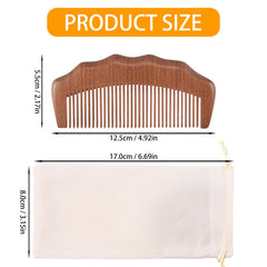 NICECRAFT labor comb with cloth bag, easy to carry in hospital bag.