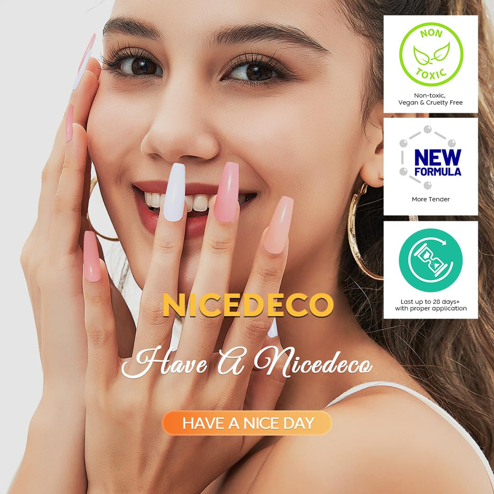 Nicedeco packaging view emphasizing value from 15 ml bottles.