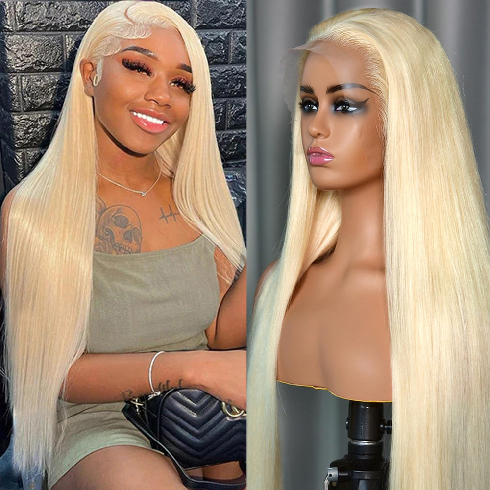 Nicele Ann 30-inch lace front wig front view, natural-looking hairline.