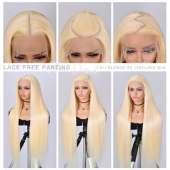 Nicele Ann 613 blonde virgin hair cap construction detail.
