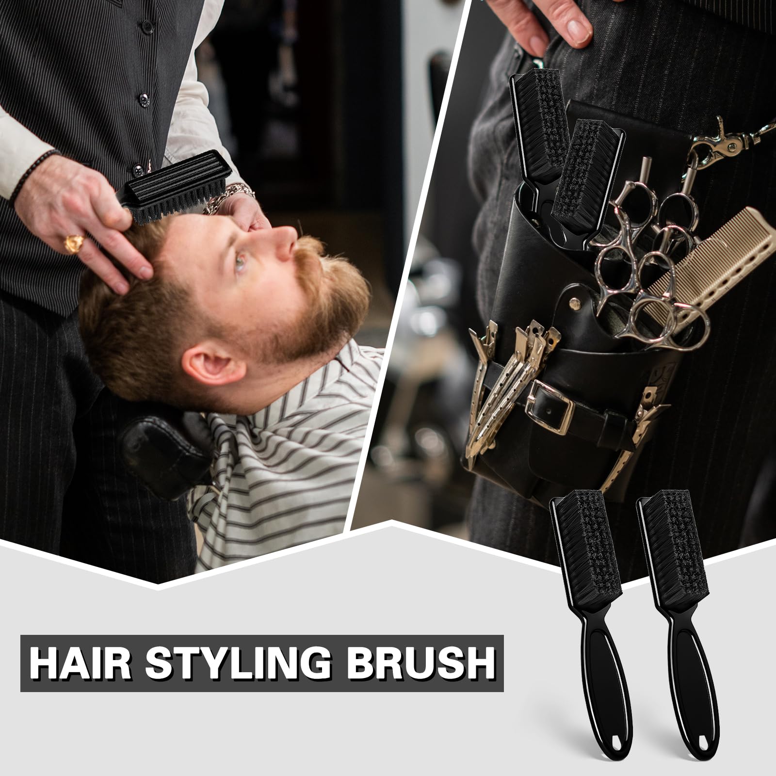 Nicemovic compact and lightweight brush fits easily in a bag for travel