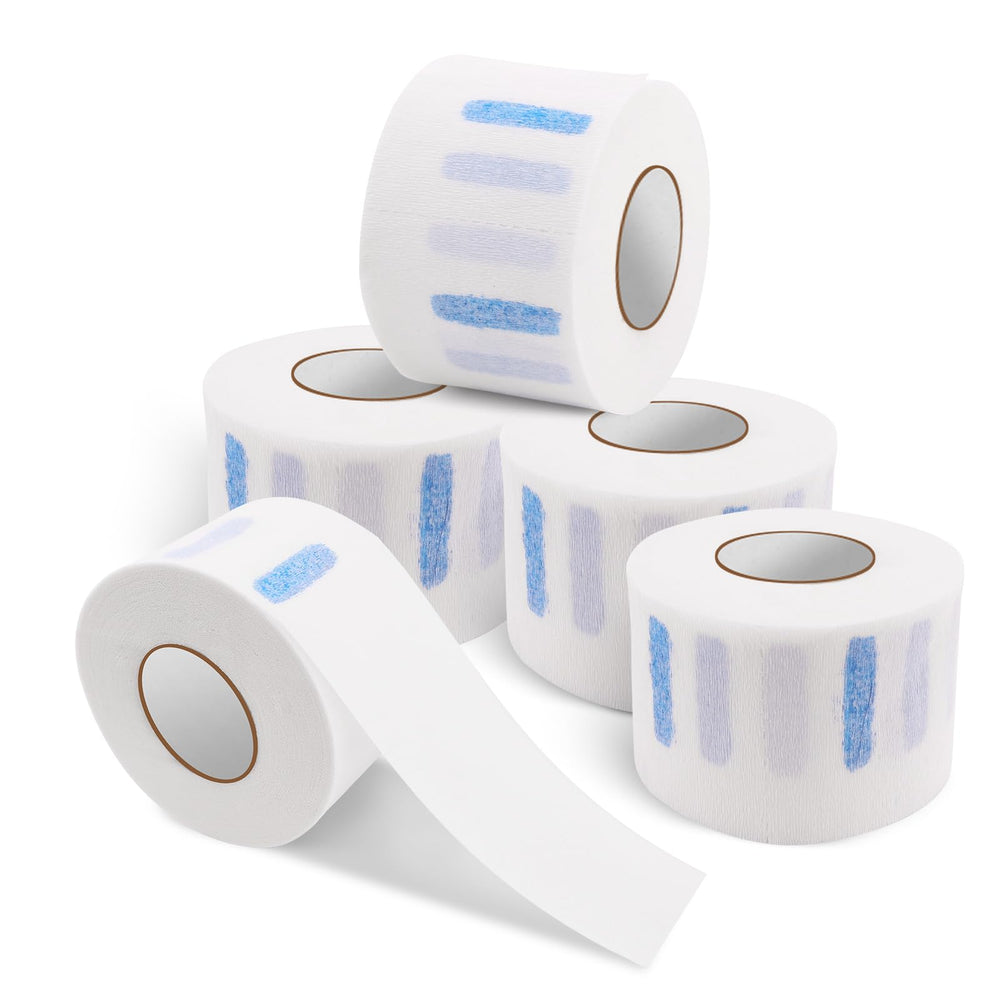 NICEMOVIC barber paper neck strip unrolled, soft and absorbent to catch hair and moisture.
